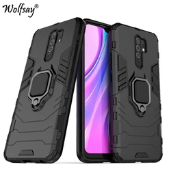 Xiaomi Redmi 9 케이스 충격 방지 갑옷 자기 흡입 스탠드 Redmi 9 8 8A 7A 9A 9C 케이스 커버 Redmi 9 용 전체 가장자리 커버