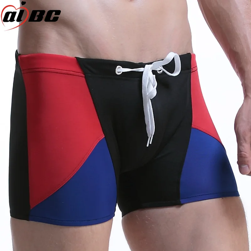 

Men Swimwear Sexy Swimsuits Surf Boardshorts Beach Wear Quick Dry Swimming Trunks Boxer Shorts Swim Suits Gay Pouch