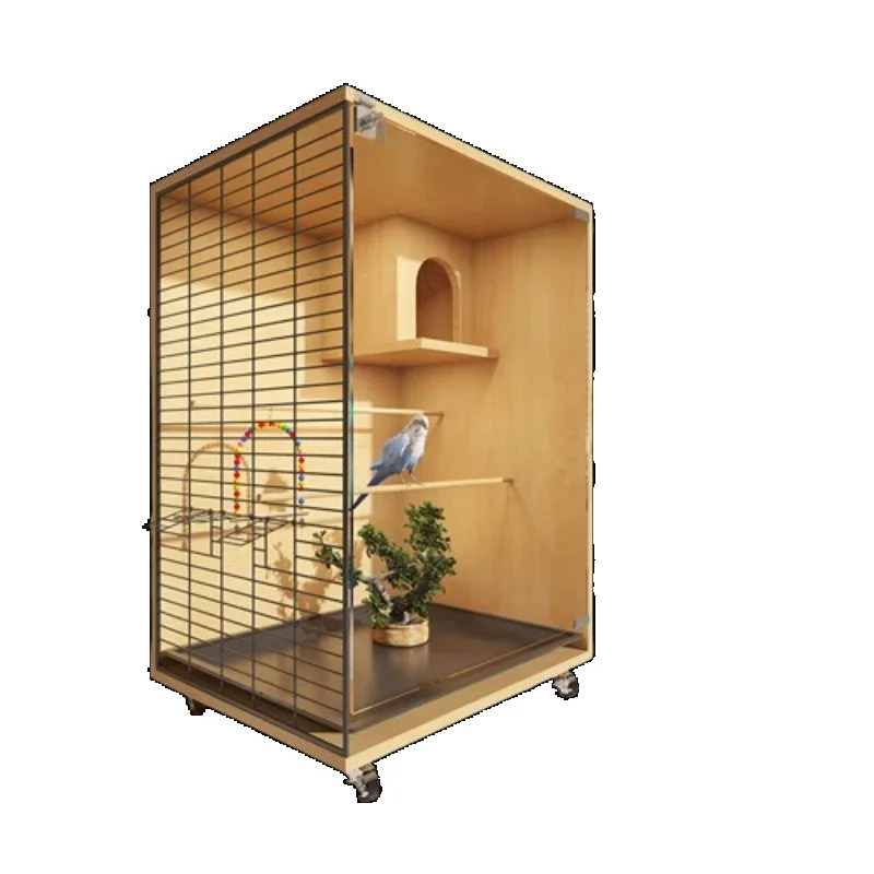 

Speciality Luxury Villa Bird Cage Aviary Home Habitat Pigeon Bird Cage Carrier Budgie Oiseaux Accessoires Pet Products RR50BC