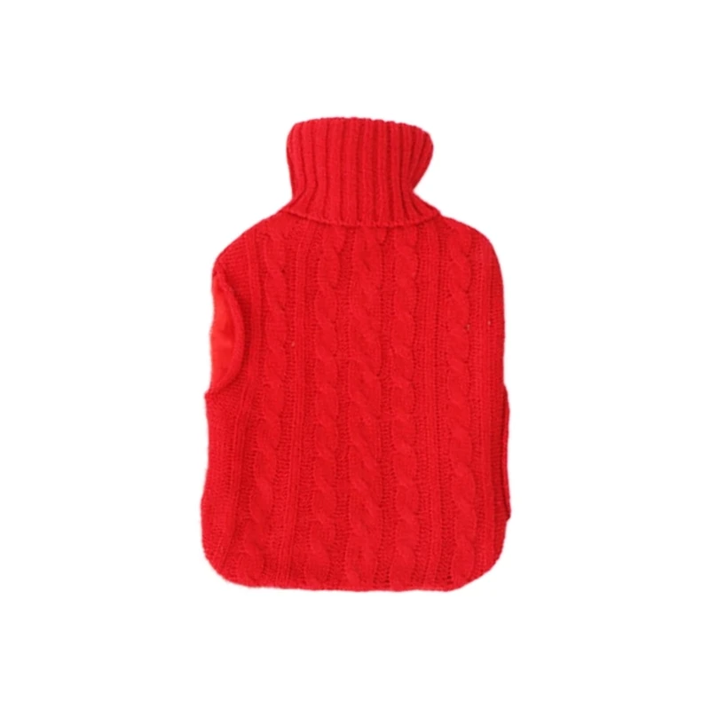 2024 New Hot Water Bottle with Knitted Cover 2L Capacity Hot Water Bag Winter Hand Feet Warmer for Neck Shoulder Fatigue Releif