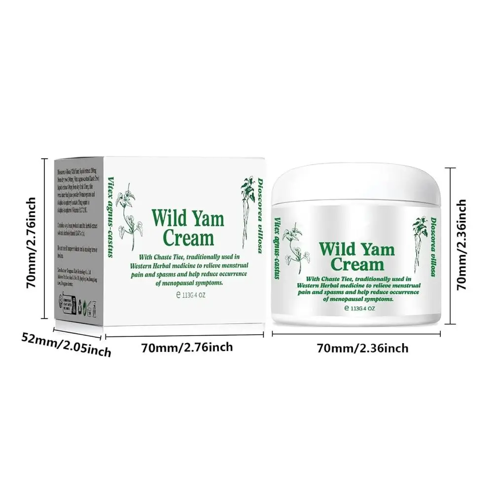 Erleichterung der Wechseljahre Wild Yam Creme feuchtigkeit spendende Frauen Körper gesundheit Feuchtigkeit creme Ausgleichs hormone