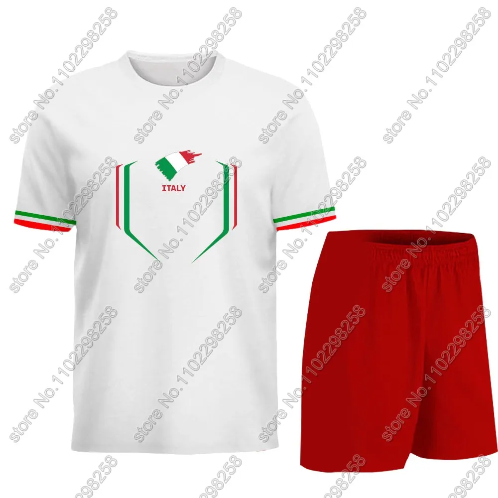 Maillot Italy National Jersey team Fans 2024 T Shirts italia Mens Shorts Running Streetwear Casual Training Suit Clothe