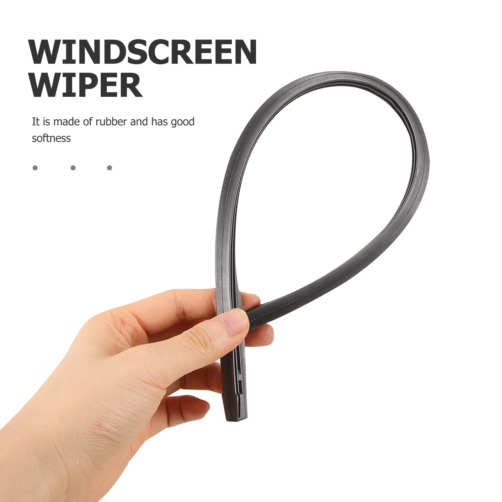 

Rain Scraper Rubber Strip Windshield Refills Heavy Duty Long Lasting Quiet Shock Absorption Compatible With Most Car Wipers