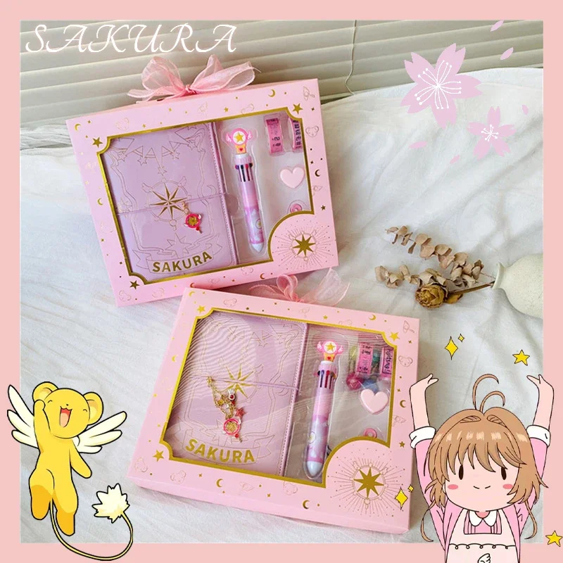 Cardcaptor SAKURA A6 Agenda Planner Notebook suit Diary Weekly Planner Goal Schedules Organizer Notebook girls School Stationery