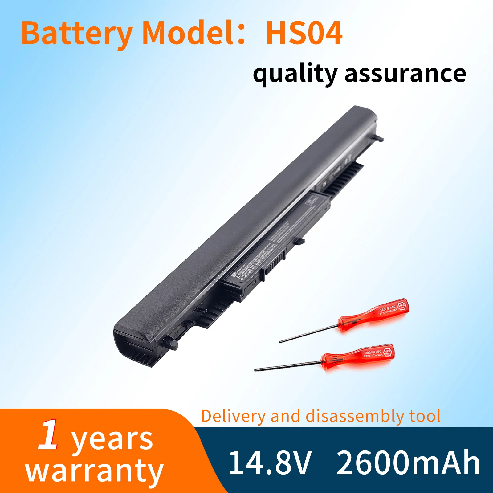 

BVBH HS04 HS03 Laptop Battery for HP 807956-001 807612-421 807611-131 HSTNN-LB6U 15-AY039WM 14 17 TPN-I119 240 245 246 250 256