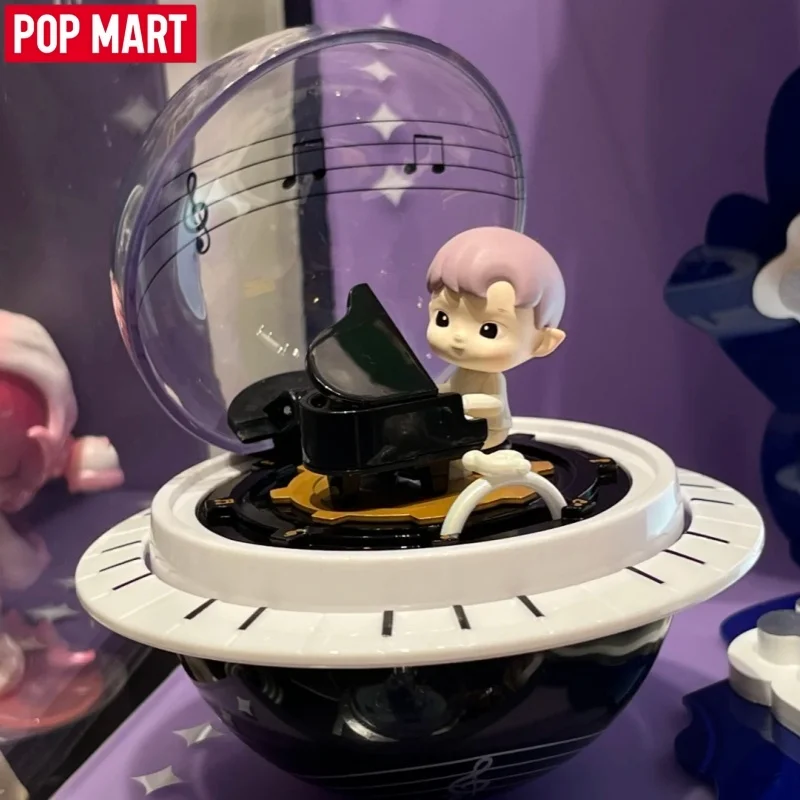 Pop Mart – boîte aveugle originale, série bouts de doigts romantiques, série de 3 scènes, boîte mystère, boîte à bagues de Couple, jouet, cadeau Surprise de Confession