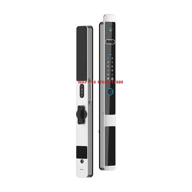 Digital Smart Lock Designed for Aluminum Alloy Doors with Biometric Fingerprint, Touchscreen and RFID Access