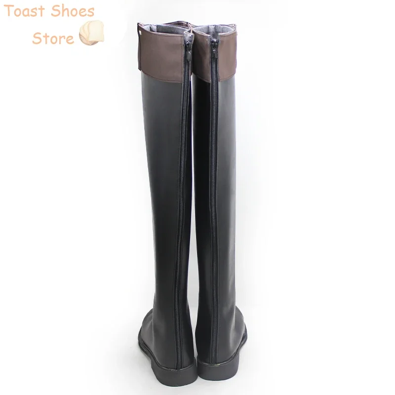 Gra Kantai Collection Tashkent Cosplay Shoes Halloween Carnival Boots PU Leather Shoes Cosplay Props Costume Prop