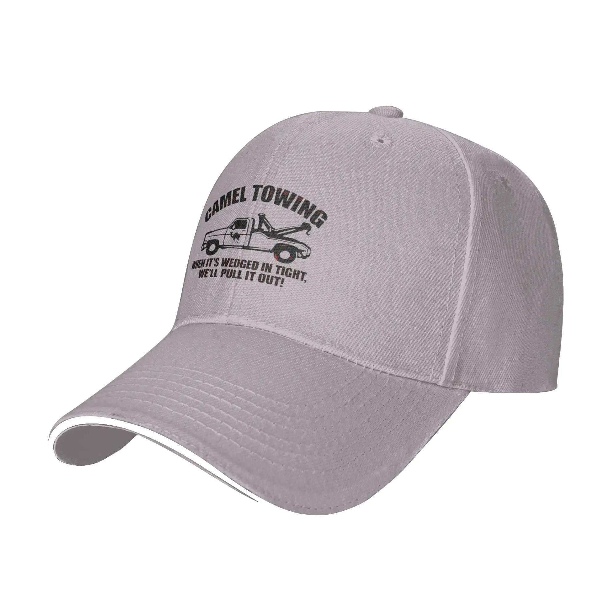 Fashion Camel Towing we ll pull it out  Curved Brim Baseball Cap Sunshade Cap Women's
