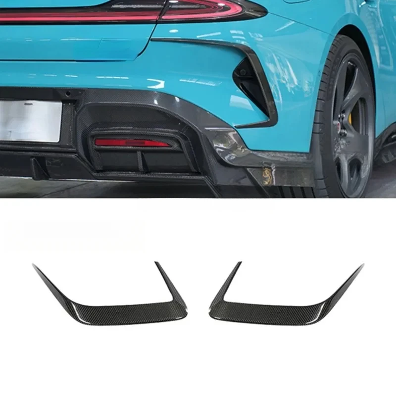 Factory Hot Selling Real Carbon Fiber Car Side Bumper Air Intake Vent Sp Accessories for Bumper Sp Cover