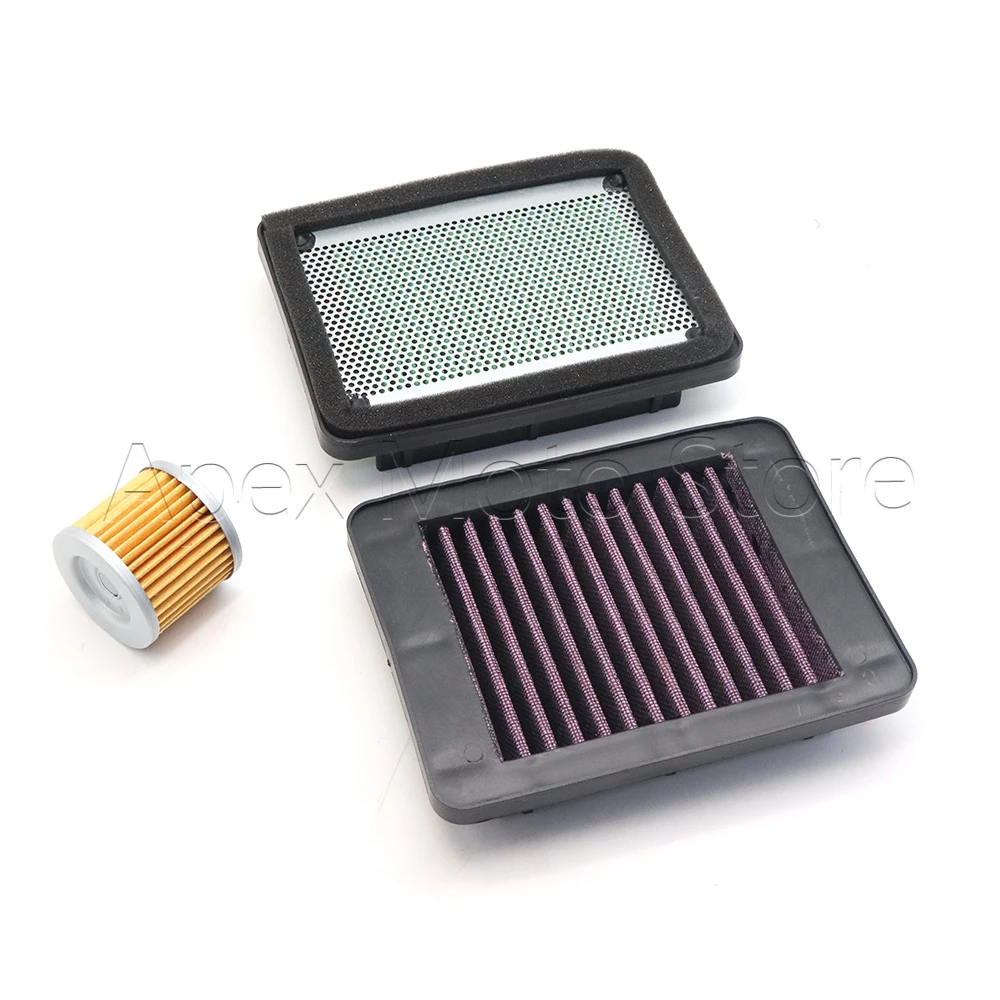 Motorcycle Air Filter Oil Filter For Suzuki GSXS125 GSXS150 GSXR125 GSXR150 GP RZ GSXS GXSR GSX-S GSX-R 125 150 2017-2021