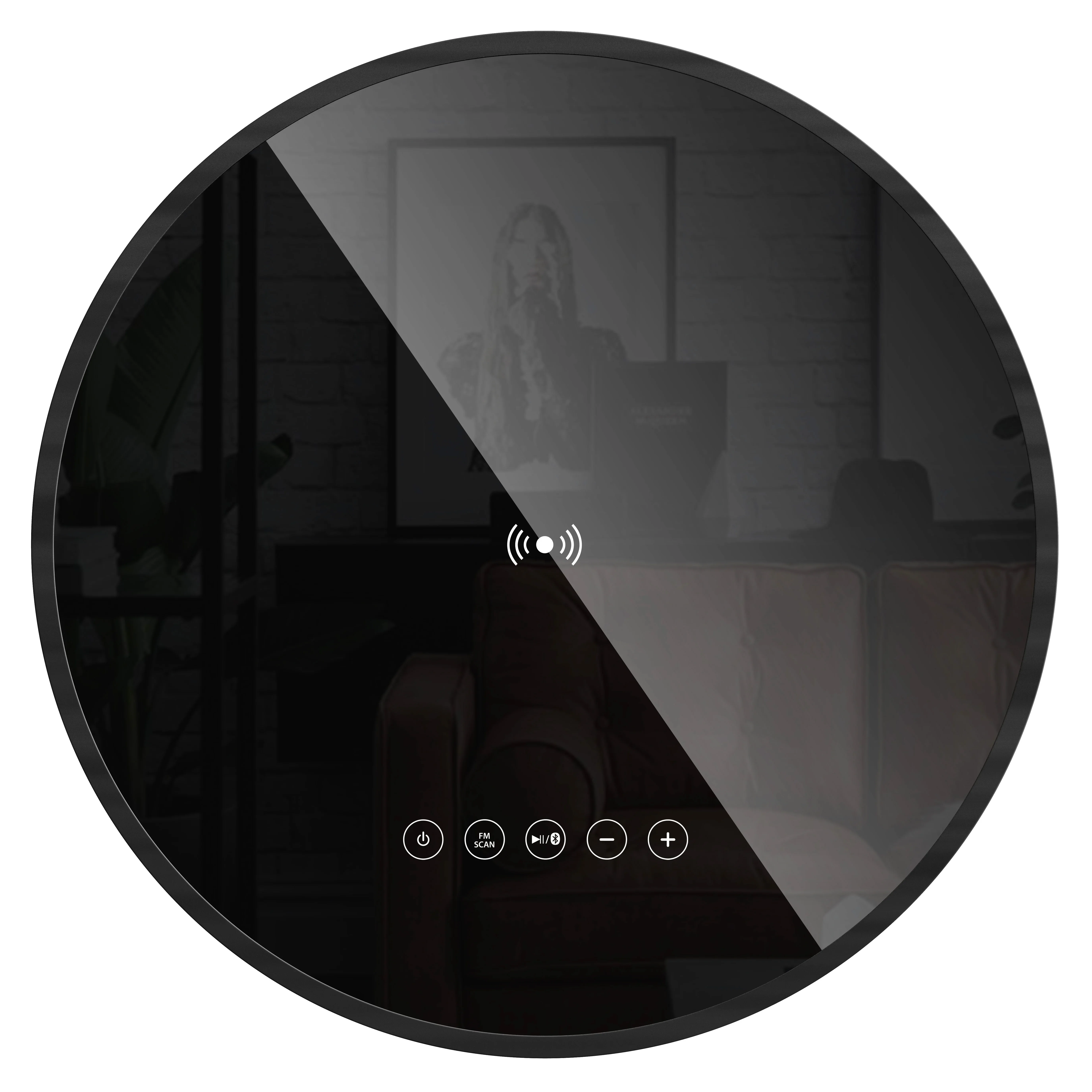2026 30W Smart Speakers Home Theatre System Table Speaker With Wireless Charging Tempered Glass Top Carton Package Wood 60W Pass