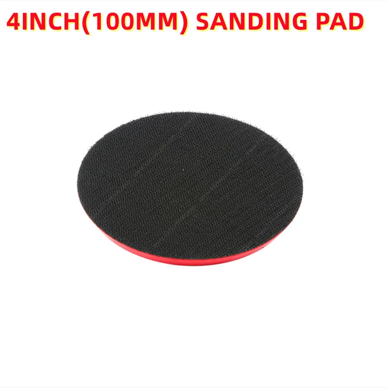 

4inch Thread 5/16"(M8)PU Thickness 10mm Soft None Hole Superior Sanding Pad for Dry Air Sander/Vacuum Grinder/Pneumatic Polisher