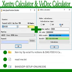 Xentry Special Functions Calculator & DAS FDOK VeDoc Calculator 2018 Diagnostic system for diagnosing problems in Benz vehicles