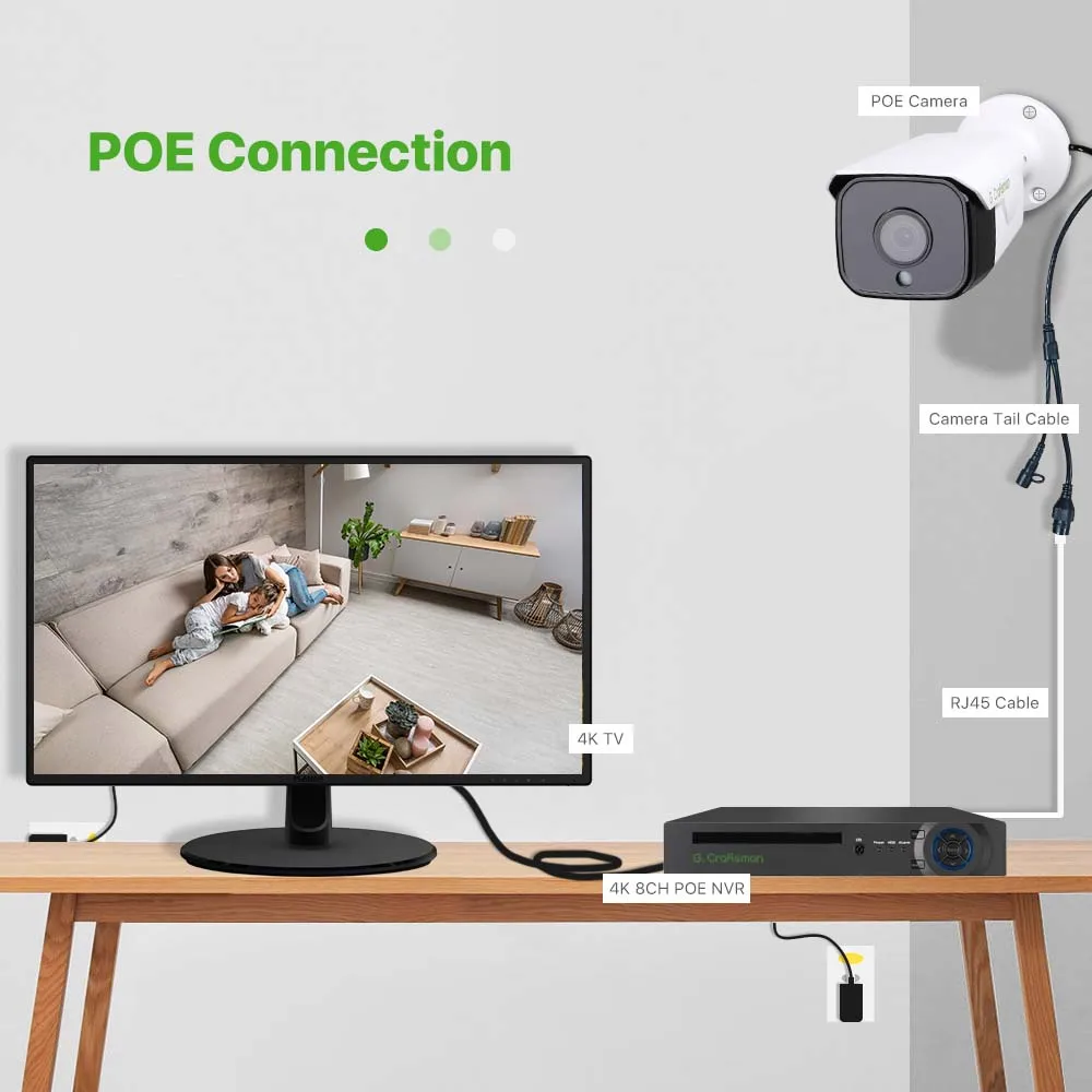 Imagem -04 - Kits de Sistemas de Segurança Xmeye Poe Vigilância de Vídeo Cctv de Áudio ai Onvif Nvr 20fps 6mp 20fps