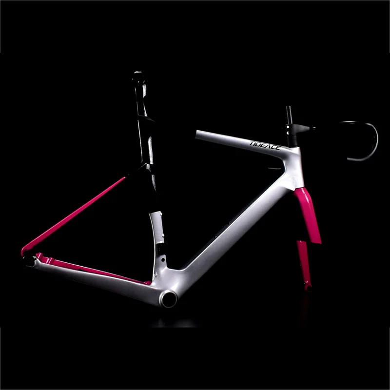 EPS Technology T1000 Carbon Road Bike Frame Disc Brake Full Hidden Cable Racing Bicycle Frameset With Handlebar