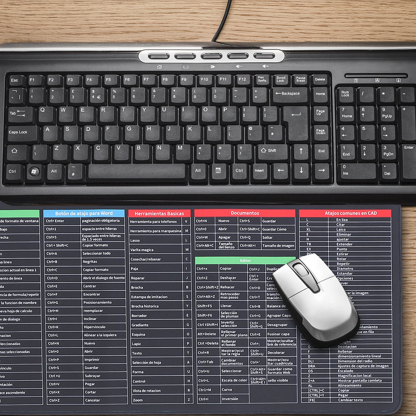 

Ergonomic Mouse Pad 300X900X3MM Thick Cloth Rubber Non-slip Large Gaming Keyboard Mat Office Efficient Desktop