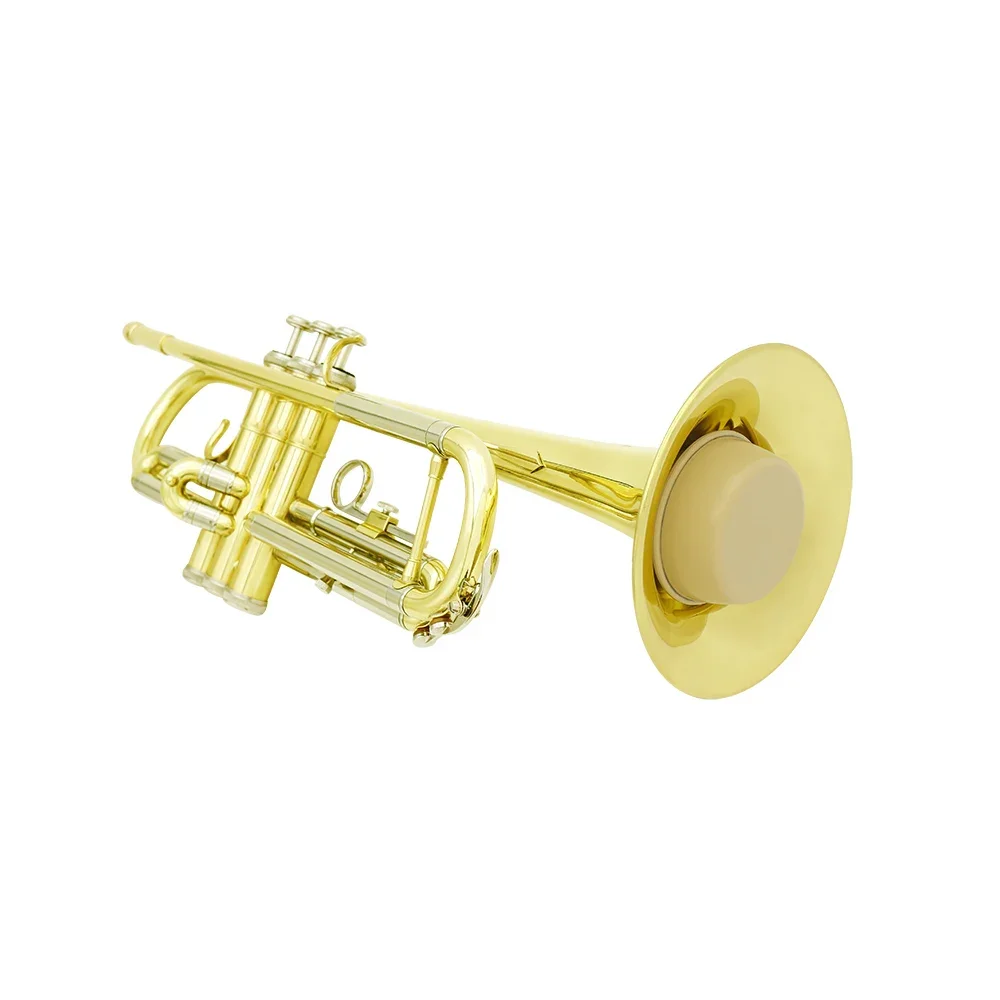 SLADE Mini ABS Trumpet Semi-Closed Mute Damper Muffler Silencer Trumpet Practice Parts Brass Wind Instrument Accessories