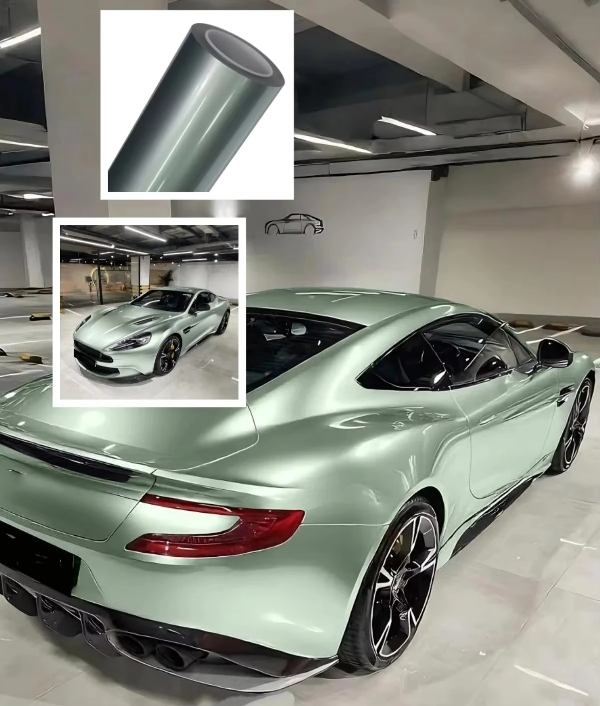 

Martin Hardlin Green Car Wrap TPU PPF Hydrophilic Anti Scratch Self-healing Paint protection Film and Wrap Film Car