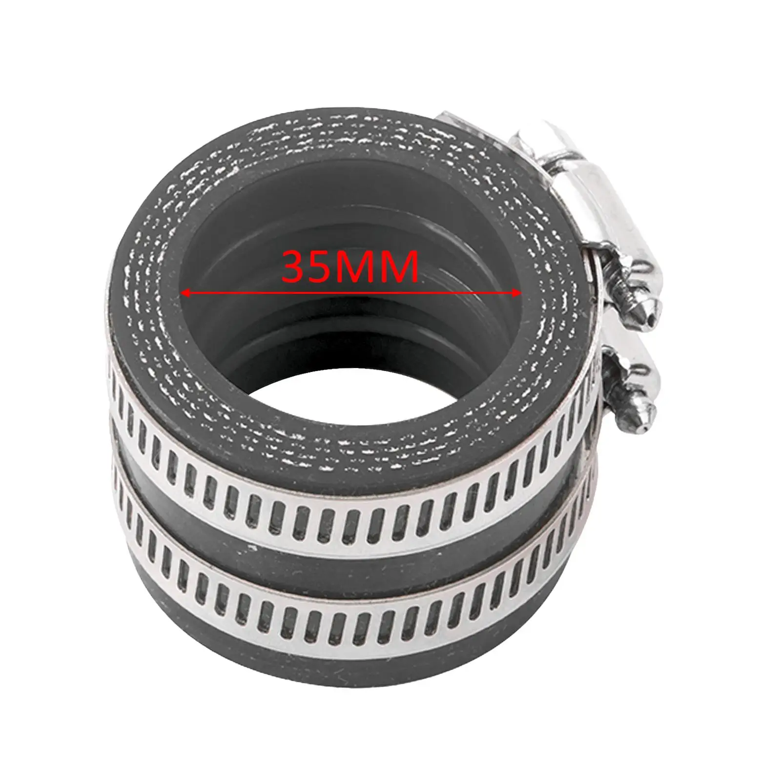 4xadaptador de carburador de motocicleta interface adaptador de admissão de carburador preto