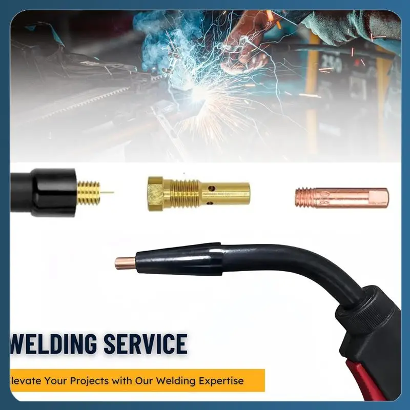 

AB02 24PCS Flux Core Gasless Nozzles Welding-Gun Accessory Kit,MIG Welding Accessories