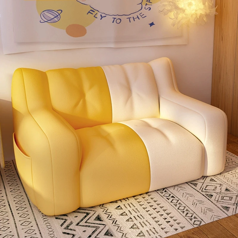 Single Floor Bean Bag Sofa Cover Bedroom Balcony Recliner Comfy Chair Sleeper Puffs Armchairs Wohnzimmer Sofas Furniture Room