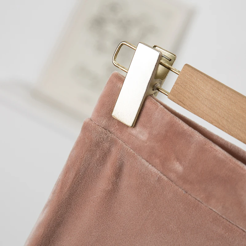 Pantaloni larghi sottili elastici in velluto a vita alta retrò americani Pantaloni lunghi micro svasati Pantaloni lunghi da donna Pantaloni casual