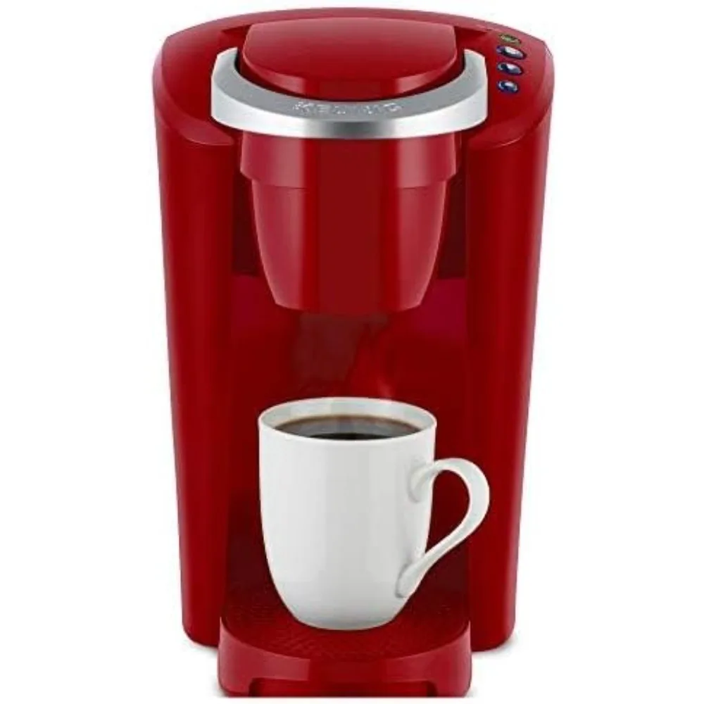 K-Compact Single-Serve K-Cup Pod Coffee Maker, Red