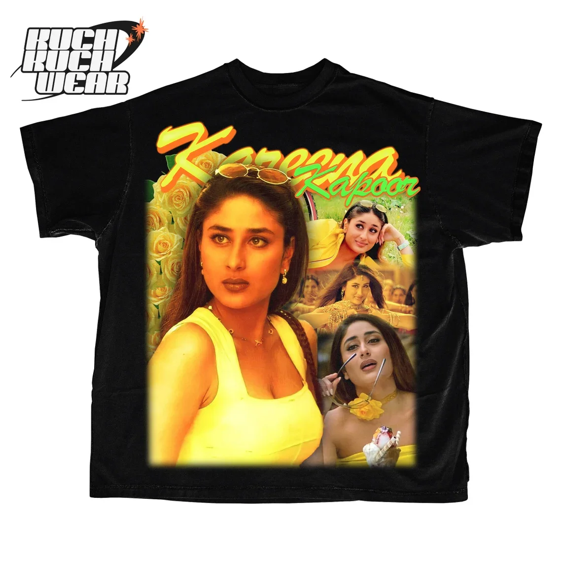 Camiseta Kareena Kapoor Películas de Bollywood Ropa Desi