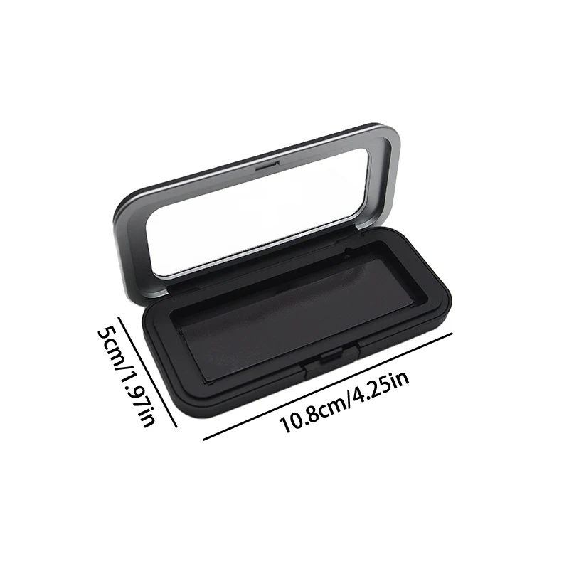 1PC Empty Eyeshadow Palette Eye Makeup Storage Dish With Mirror For Women Girls Makeup Beginners DIY Eye Shadow Storage Box Tool