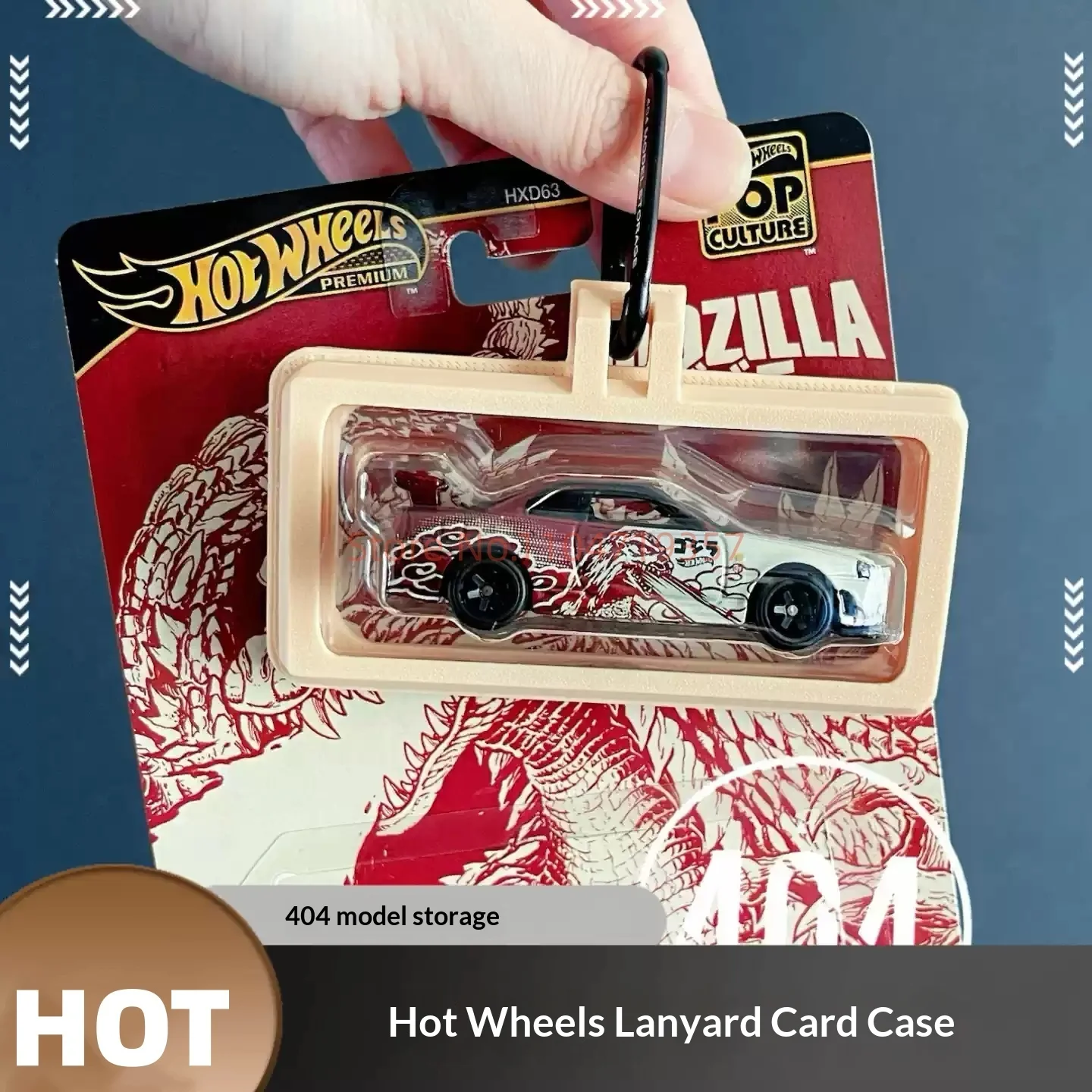 404 Model Storage Hot Wheels Display Case Portable Transparent Hanging Storage Box For 1 64 Diecast Model Car Collectors