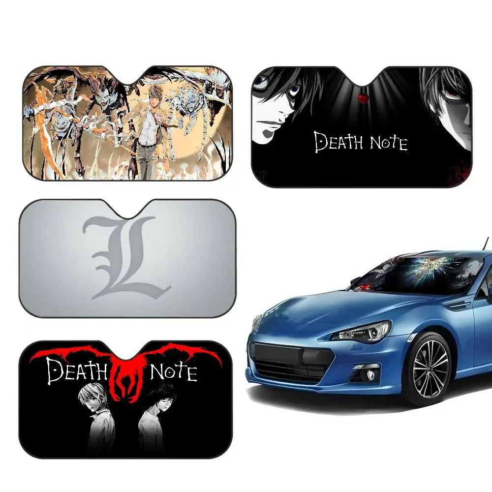 

Anime D-death Note Manga Car Window Sun Shade Windshield Anti-UV Protection Front Rear Windshield Block Cover Visor Accessories