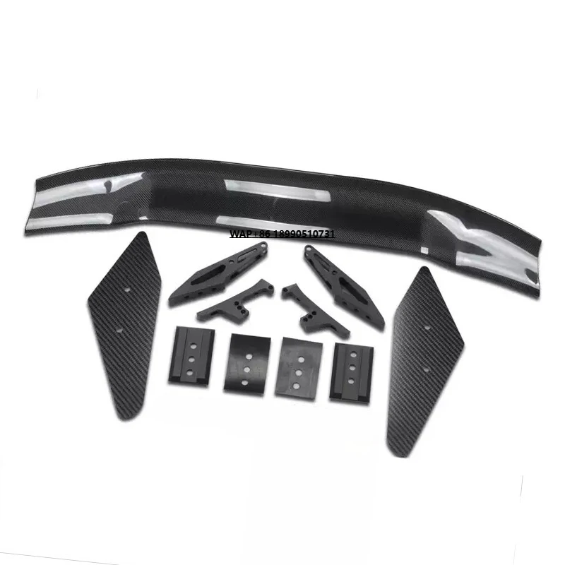 

Real Carbon Fiber Fibre Rear Trunk Spoiler Big Wing for Mustang GT 2015-2022