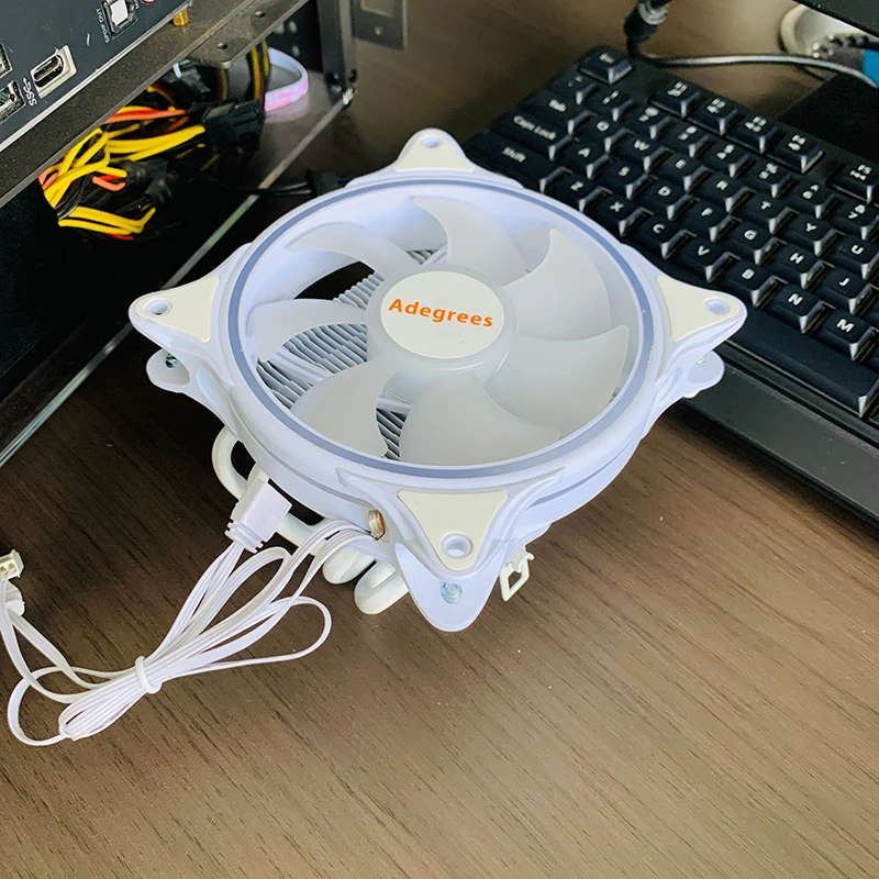 4 Pipa Panas CPU Pendingin Berpendingin Udara ARGB Prosesor PC Kipas Thermalright untuk Intel LGA 1366 115X 1700 2011 AM5 AM4 AM3 Ventilador