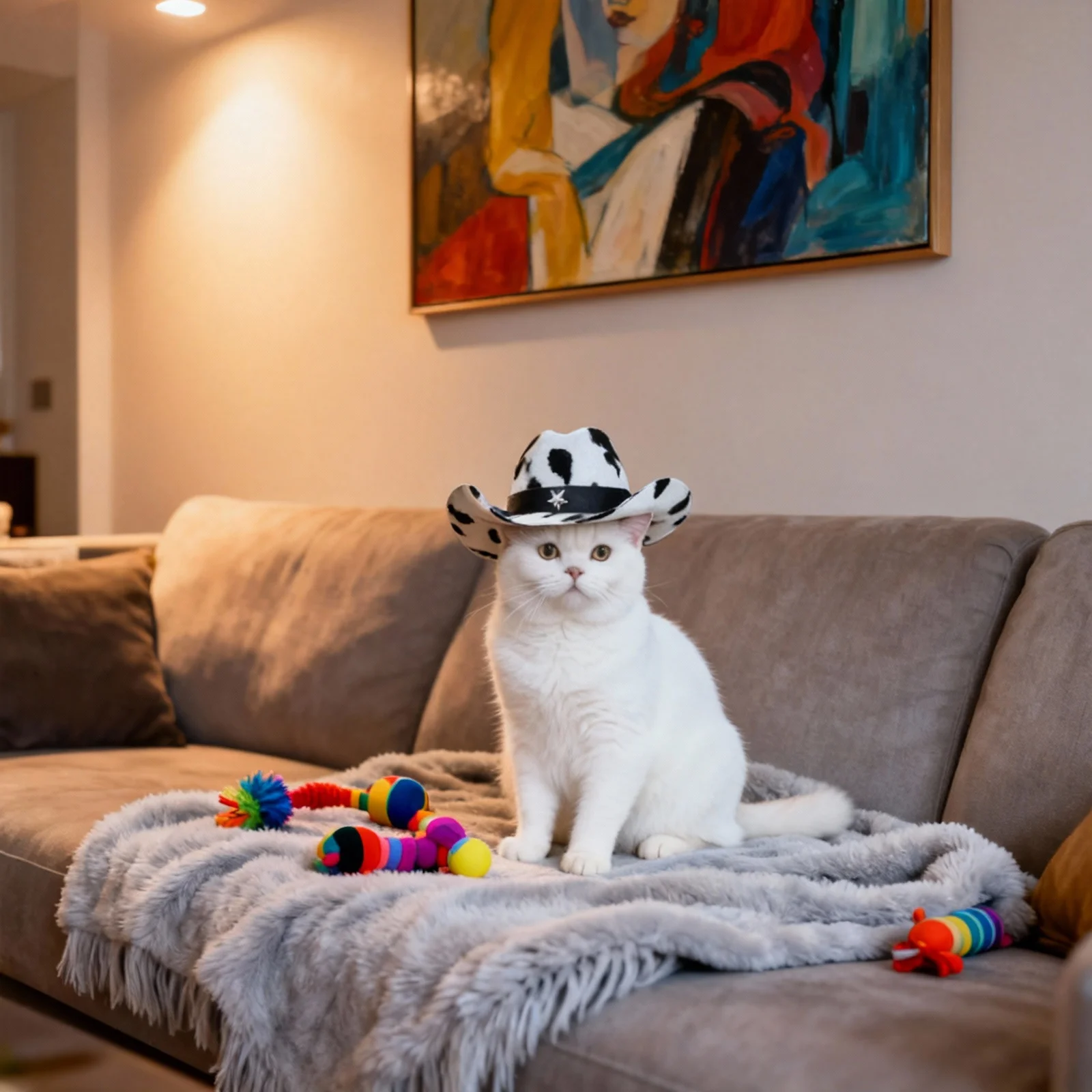 

Cowboy Hat for Pets 1 Piece Non-Woven Cat Hat Lightweight Decorative Accessory for Birthdays Weddings Holidays