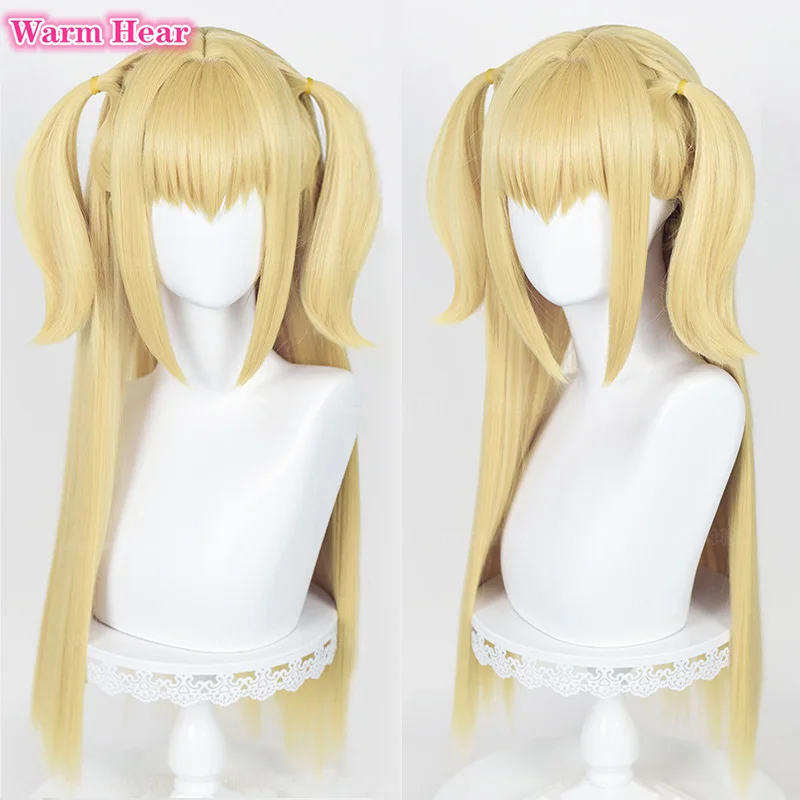 Misa Amane Anime Cosplay Perruques, Collier Ras du Cou, Degré de Chaleur, Cheveux Synthétiques, Accessoires + Bonnet