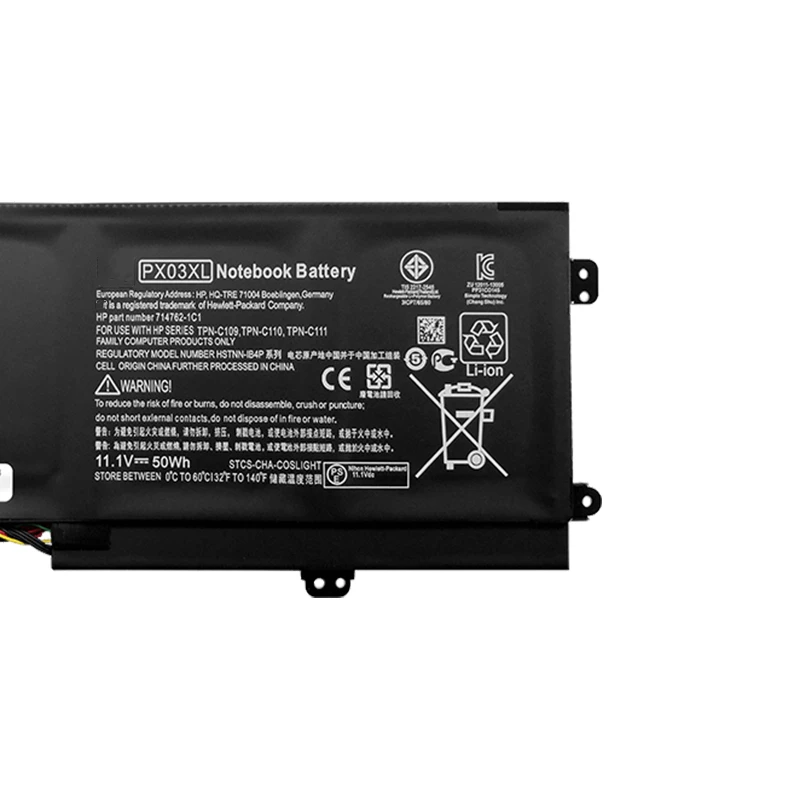 ONEVAN New PX03XL Laptop Battery For HP Envy 14 14-K010US 14-K027CL Sleekbook 715050-001 714762-271 714762-1C1 HSTNN-LB4P PX03