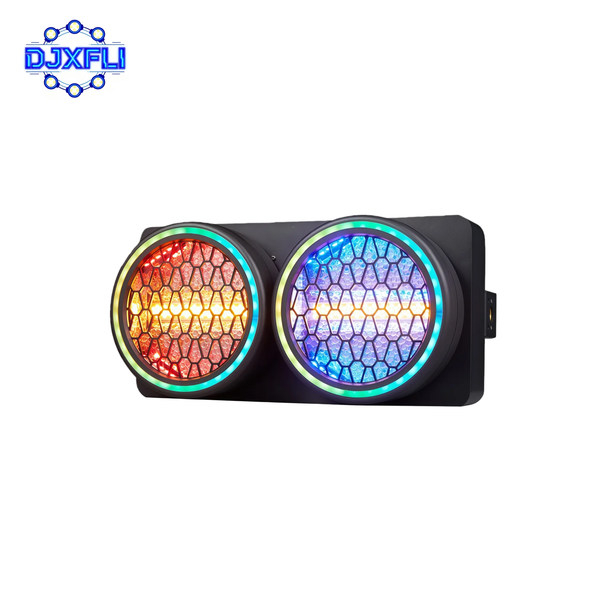 

Светодиодный ретро-матричный светильник-блайндер 2 Eye LED 120W для сценического освещения, эффект ослепления зрителя, дизайн в стиле ретро-матрицы