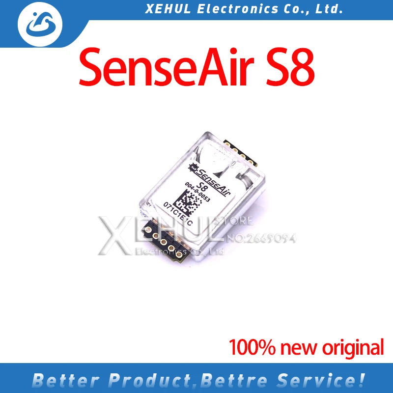 1pcs /2pcs /10pcs 100% new original senseAir S8 004-0-0053 S8-0053 infrared CO2 carbon dioxide sensor S8 0053