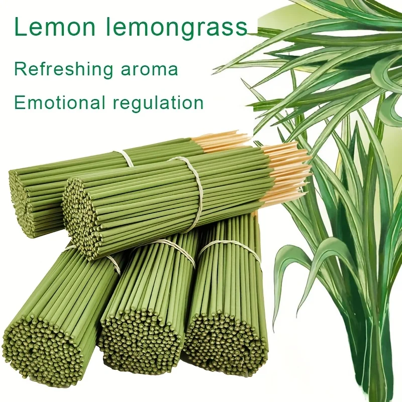 11/67/137 piezas, palitos de aroma de hierba de limón hechos a mano, aceites esenciales y de madera artificial natural de larga duración, adecuados para regalos navideños, hogar, oficina, cocina, baño, desodorante y ambientador, fragancia natural, difusor de madera