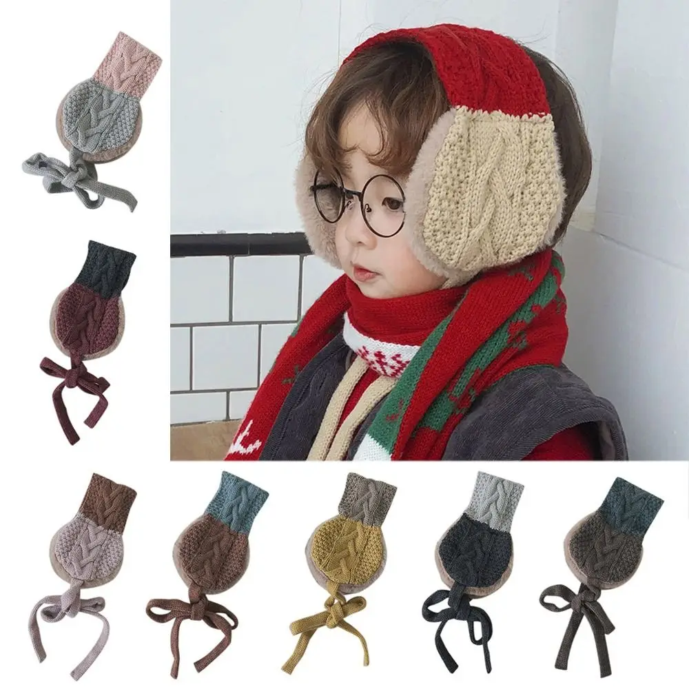 Coldproof Windproof Autumn Winter Kids Earmuffs Plush Comfortable Baby Children Scarf Multi-functional Ear Protection