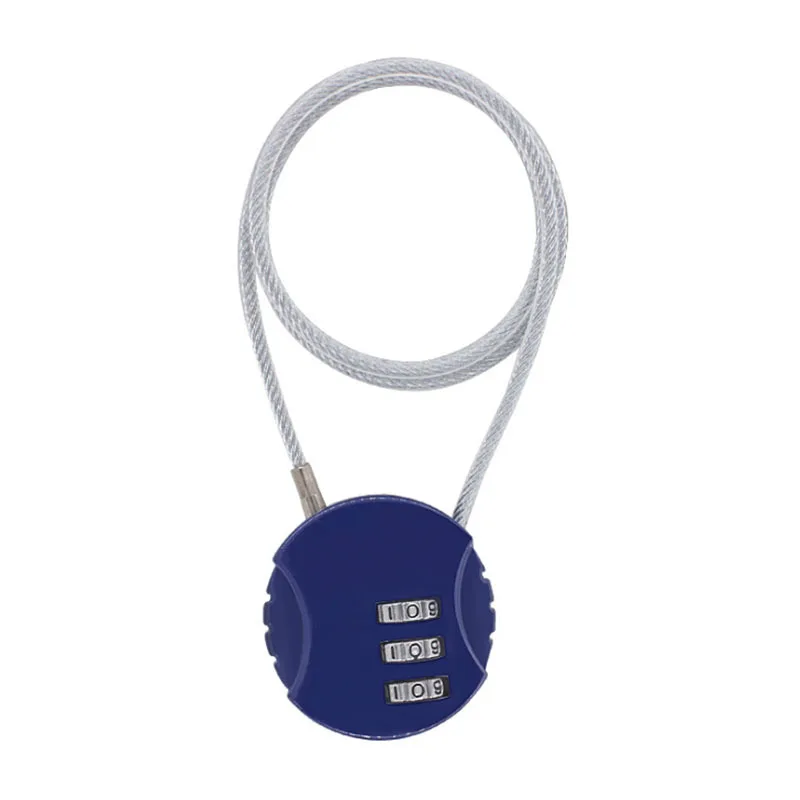 Extended Steel Cable Password Padlock, Anti-Theft Security Lock for Motorcycle Helmet, Universal Combination Lock for Electric image 5