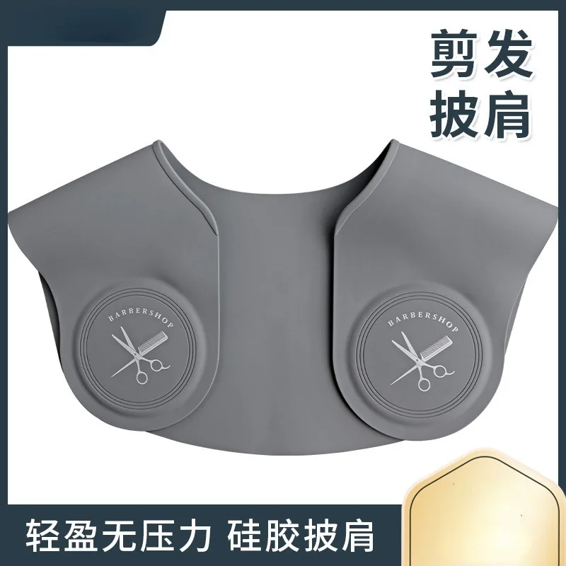 

Silicone Cutting Neck Collar Wrap Cover Hair Dyeing Apron Waterproof Non-stick Salon Hairdressing Hair Salon Dyeing Accessories