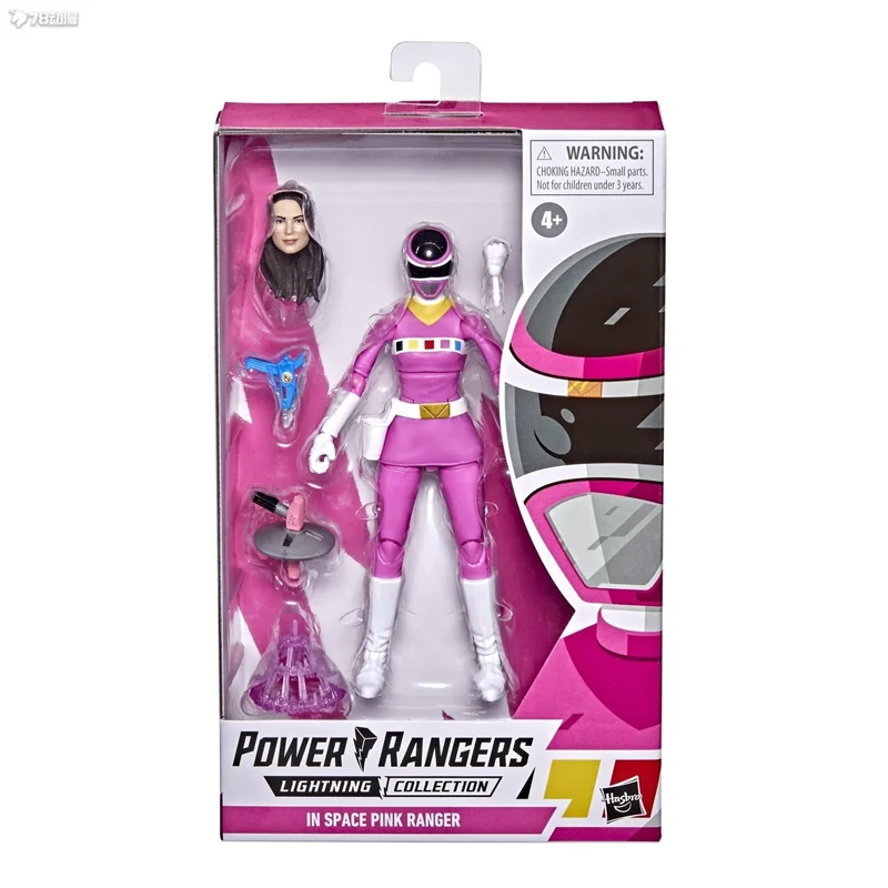 Hasbro Original POWER RANGERS Pink Ranger Anime Action Figure Toys For Boys Girls Kids Children Birthday Gifts Collectible