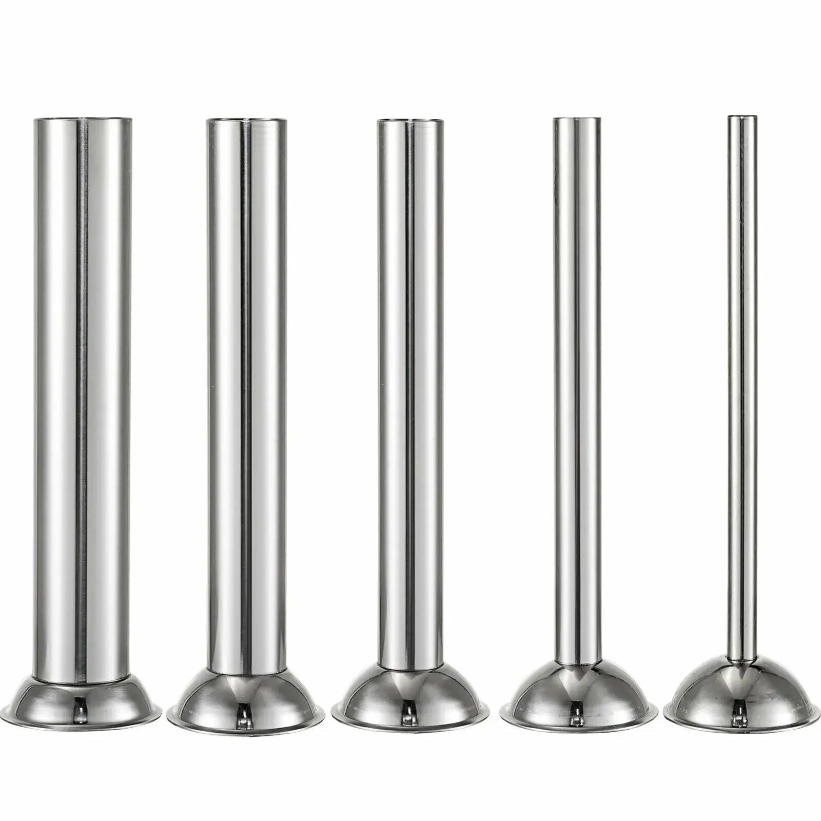 Vevor 10L/12L/15L Elektrische Worst Stuffer Filler Maker Commerciële Roestvrij Staal Worst Stuffer Met 5 Nozzles