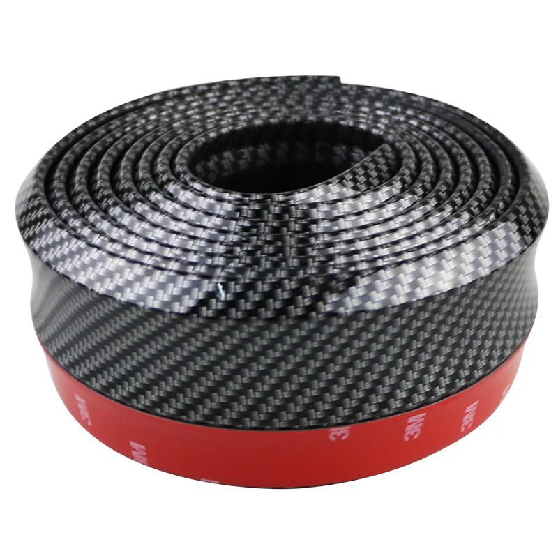 

Modified front lip anti-collision strip, front shovel side skirt edge, body rubber scratch-proof bumper