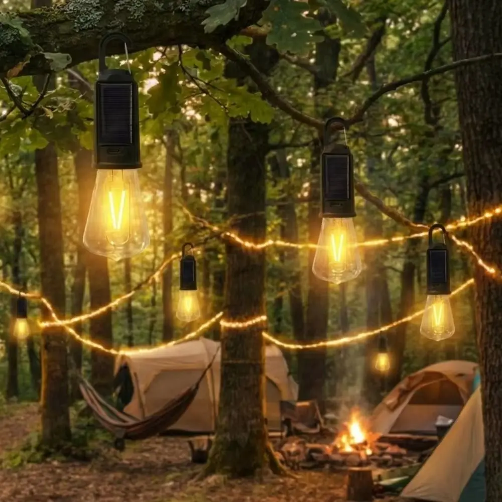 

Solar Powered Solar Powered LED Lamp USB Rechargeable Handheld LED Lighting Lantern LED Light ABS Camping Lamp Fishing Trip