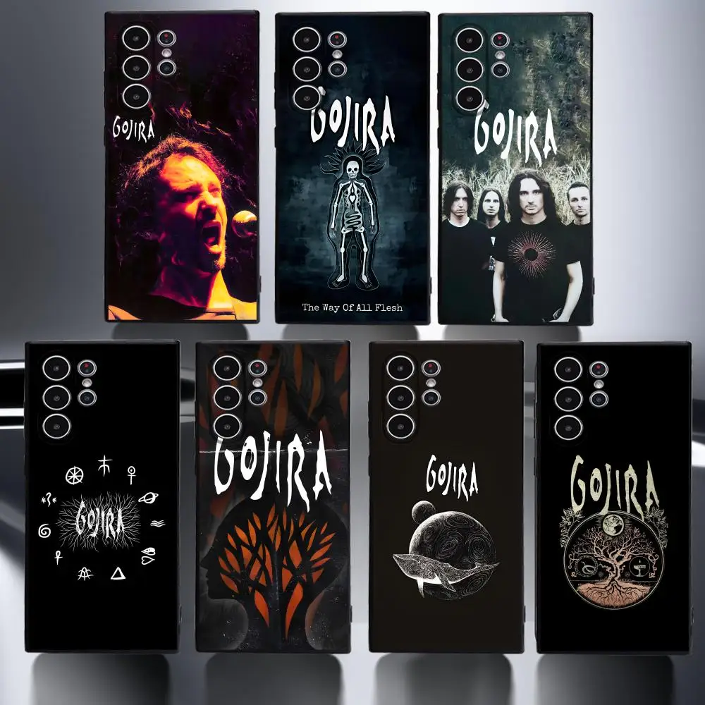 Band G-Gojira Phone Case for Samsung S series s20 s21 s22 s23 s24 FE Plus Ultra TPU Soft to Skin-friendly case