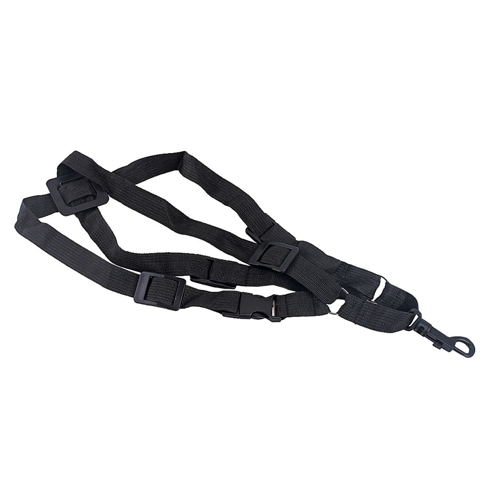 

GA153 Adjustable Universal Saxophone Sax Harness Shoulder Strap Belt for Alto Tenor Soprano Saxophone Parts Accessories (Black)