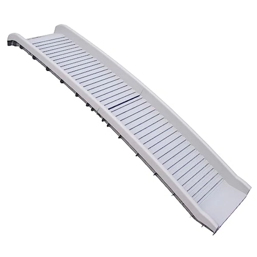 

Folding Pet Ramp 61 Inch Portable Lightweight Dog or Cat Ramp with Great Traction Suitable for All Cars Max Load 165 Pound Capa